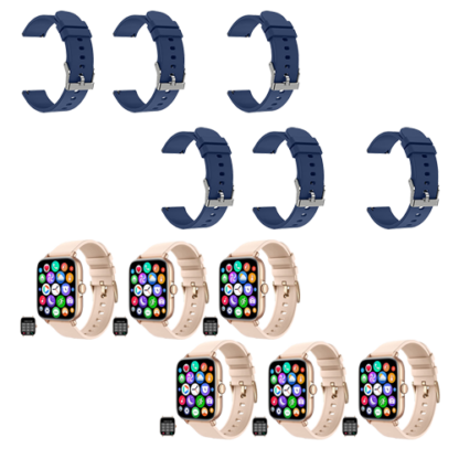 6 smart watches and 6 bands